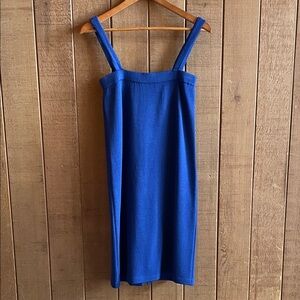 St. John Royal Blue Midi Dress
